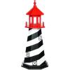 imageDutchCrafters Wooden St Augustine Decorative Lighthouse Statue 4 Tall BlackWhiteRed  Amish Made in America