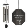 imageLambright Chimes Alpine Whisper 43quot Tall Mocha Personalized Wind Chime Gift for Memorial Sympathy Loss Celebration  Amish Made in America46 Dutch Bell