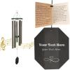 imageLambright Chimes Grandfather Clock Extra Large Personalized Wind Chime Custom Windchimes for Memorial Sympathy Loss Anniversary for Wife Friend Mother Grandmother Pet  Made in America36 Ocean Breeze