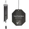 imageLambright Chimes Sparkling Brook Small 30quot Black Memorial Wind Chimes  Personalized Engraved Home Decor Room Decor Birthday Gifts for Women  Loss of Loved One or Lost Pet37 Zephyr Valley