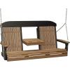 imageLuxCraft Classic Swing with Fold Down Console  5 GreenAntique Mahogany  Black