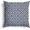 imageLuxCraft Outdoor Throw Pillows Water Resistant ampamp UV Fade Resistant Square Toss Pillow Inserts with Covers for Indoor ampamp Outdoor Use 15quot or 19quot Pillows  Made in USA Foster Metallic 15quotLuxe Indigo