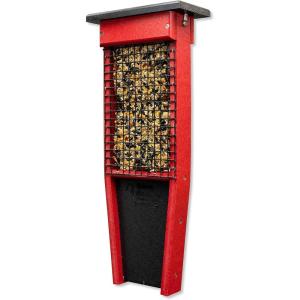 imageDutchCrafters Pileated Suet Cake Hanging Poly Bird Feeder Black ampamp Bright Red