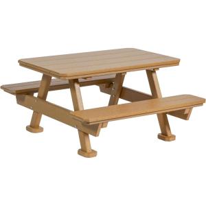 imageDutchCrafters Plastic Kids Picnic Table Heavy Duty Toddler Outdoor Table Childrens Picnic Tables for Outdoors for Playtime Meals Arts ampamp Crafts Camping and More  Amish Made in USA BlackCedar