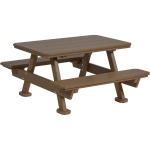 imageDutchCrafters Plastic Kids Picnic Table Heavy Duty Toddler Outdoor Table Childrens Picnic Tables for Outdoors for Playtime Meals Arts ampamp Crafts Camping and More  Amish Made in USA BlackBrown