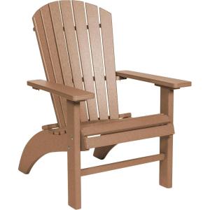 imageDutchCrafters Poly Fanback Chair for Patio Seating EZ Access Plastic Adirondack Chairs for Garden Backyard Porch Firepit Pool Deck Outdoor Furniture BlackCedar