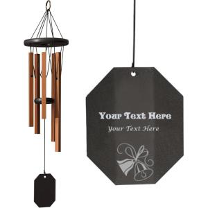 imageLambright Chimes Morning Song Small 25quot Tall Coppertop Personalized Wind Chimes for Outside for Women Sympathy Gifts for Loss of Loved One Birthday Gifts for Her Bereavement Gifts