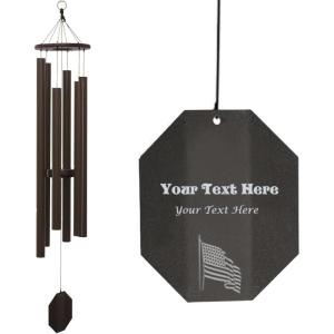 imageLambright Chimes Victory Bells of Jericho 44quot Tall Copper Personalized Wind Chimes for Outside Sympathy Gifts for Loss of Loved One Dog Memorial Gifts Windchimes in Memory of Loved One Garden Decor44 Victory Bells of Jericho