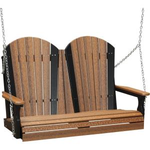 imageLuxCraft 4 Adirondack Swing  Available in 22 ColorsAntique Mahogany and Black