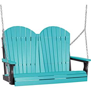 imageLuxCraft 4 Adirondack Swing  Available in 22 ColorsAruba Blue and Black