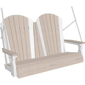 imageLuxCraft 4 Adirondack Swing  Available in 22 ColorsBirch and White