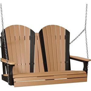 imageLuxCraft 4 Adirondack Swing  Available in 22 ColorsCedar and Black