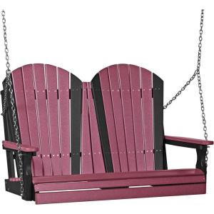 imageLuxCraft 4 Adirondack Swing  Available in 22 ColorsCherrywood and Black
