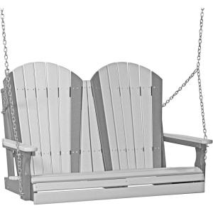 imageLuxCraft 4 Adirondack Swing  Available in 22 ColorsDove Gray and Slate