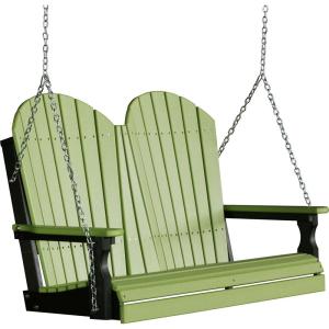 imageLuxCraft 4 Adirondack Swing  Available in 22 ColorsLime Green and Black