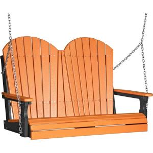 imageLuxCraft 4 Adirondack Swing  Available in 22 ColorsTangerine and Black