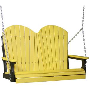 imageLuxCraft 4 Adirondack Swing  Available in 22 ColorsYellow and Black