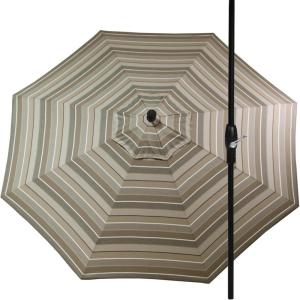 imageLuxCraft 9 Foot Patio Umbrella with Weather Resistant Fabric  Outdoor Umbrellas for Patio with Tilting Aluminum Frame Black or White Umbrella Frame for OutsideMilano CharcoalBlack Frame