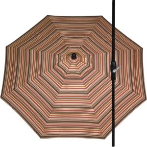 imageLuxCraft 9 Foot Patio Umbrella with Weather Resistant Fabric  Outdoor Umbrellas for Patio with Tilting Aluminum Frame Black or White Umbrella Frame for OutsideBrannon RedwoodBlack Frame