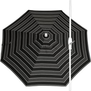 imageLuxCraft 9 Foot Patio Umbrella with Weather Resistant Fabric  Outdoor Umbrellas for Patio with Tilting Aluminum Frame Black or White Umbrella Frame for OutsidePeyton GraniteWhite Frame