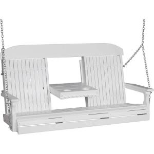 imageLuxCraft Classic Swing with Fold Down Console  5 GreenWhite