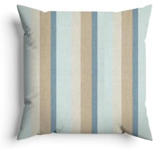 imageLuxCraft Outdoor Throw Pillows Water Resistant ampamp UV Fade Resistant Square Toss Pillow Inserts with Covers for Indoor ampamp Outdoor Use 15quot or 19quot Pillows  Made in USA Foster Metallic 15quotGateway Mist