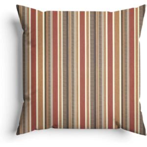 imageLuxCraft Outdoor Throw Pillows Water Resistant ampamp UV Fade Resistant Square Toss Pillow Inserts with Covers for Indoor ampamp Outdoor Use 15quot or 19quot Pillows  Made in USA Foster Metallic 15quotBrannon Redwood