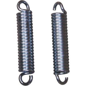 imageLuxCraft Porch Swing Springs Set of 2 Heavy Duty Spring for Patio Swings Hanging Chairs Hammocks and Punching Bags  Shock Absorbing NickelPlated Zinc Bounce Spring