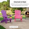 imageDutchCrafters Poly Kids Adirondack Chair Outdoor Chair for Kids Ages 38 Durable ChildSized Patio Seating for Camping and Backyard Play  Amish Made in USA TurquoisePurple