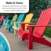 imageLuxCraft Deluxe Adirondack Chair  Available in 32 Color OptionsCherrywood  Black
