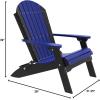 imageLuxCraft Folding Adirondack Chair  Available in 32 ColorsBlue  Black