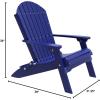 imageLuxCraft Folding Adirondack Chair  Available in 32 ColorsBlue