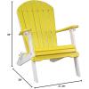 imageLuxCraft Folding Adirondack Chair  Available in 32 ColorsYellow  White