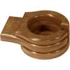 imageLuxCraft Adirondack Chair Cup Holder Attachment for Outdoor Lounge Furniture Stationary Drink Holder for Swings Gliders Bench Deck or Camping Chair  Amish Made in America Dove GrayAntique Mahogany