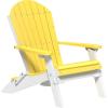 imageLuxCraft Folding Adirondack Chair  Available in 32 ColorsYellow  White