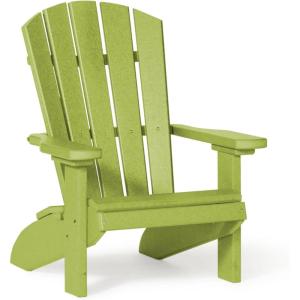 imageDutchCrafters Poly Kids Adirondack Chair Outdoor Chair for Kids Ages 38 Durable ChildSized Patio Seating for Camping and Backyard Play  Amish Made in USA TurquoiseLime Green