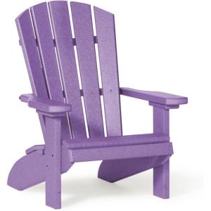 imageDutchCrafters Poly Kids Adirondack Chair Outdoor Chair for Kids Ages 38 Durable ChildSized Patio Seating for Camping and Backyard Play  Amish Made in USA TurquoisePurple