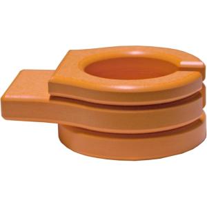 imageLuxCraft Adirondack Chair Cup Holder Attachment for Outdoor Lounge Furniture Stationary Drink Holder for Swings Gliders Bench Deck or Camping Chair  Amish Made in America Dove GrayTangerine