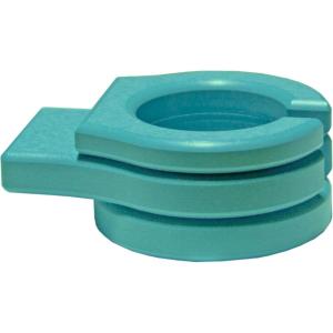 imageLuxCraft Adirondack Chair Cup Holder Attachment for Outdoor Lounge Furniture Stationary Drink Holder for Swings Gliders Bench Deck or Camping Chair  Amish Made in America Dove GrayAruba Blue