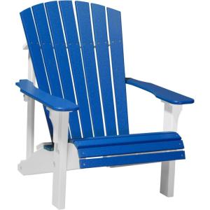 imageLuxCraft Deluxe Adirondack Chair  Available in 32 Color OptionsBlue  White