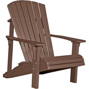 imageLuxCraft Deluxe Adirondack Chair  Available in 32 Color OptionsChestnut Brown