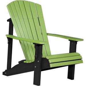 imageLuxCraft Deluxe Adirondack Chair  Available in 32 Color OptionsLime Green  Black