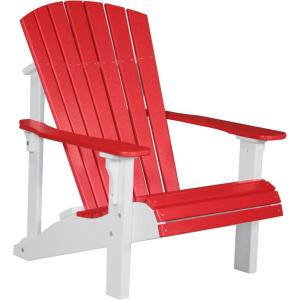 imageLuxCraft Deluxe Adirondack Chair  Available in 32 Color OptionsRed  White