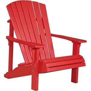 imageLuxCraft Deluxe Adirondack Chair  Available in 32 Color OptionsRed