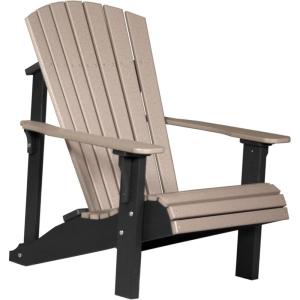 imageLuxCraft Deluxe Adirondack Chair  Available in 32 Color OptionsWeatherwood  Black