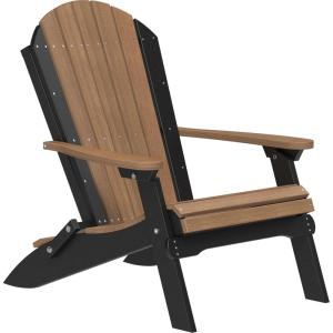 imageLuxCraft Folding Adirondack Chair  Available in 32 ColorsAntique Mahogany  Black