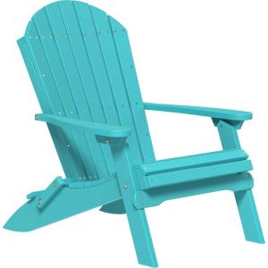 imageLuxCraft Folding Adirondack Chair  Available in 32 ColorsAruba Blue