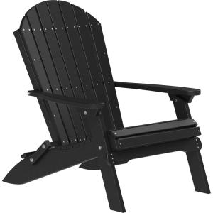 imageLuxCraft Folding Adirondack Chair  Available in 32 ColorsBlack