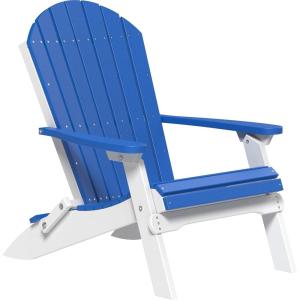 imageLuxCraft Folding Adirondack Chair  Available in 32 ColorsBlue  White