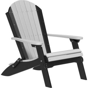 imageLuxCraft Folding Adirondack Chair  Available in 32 ColorsDove Gray  Black